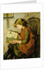 A Young Girl Reading by Charlotte Weeks