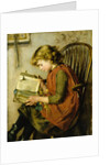 A Young Girl Reading by Charlotte Weeks