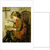 A Young Girl Reading by Charlotte Weeks