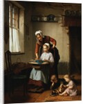 The Embroidery Lesson by Theodore Gerard