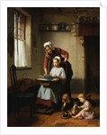 The Embroidery Lesson by Theodore Gerard
