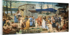 The Childhood of Saint Genevieve by Pierre Cecile Puvis de Chavannes