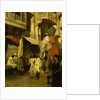Promenade on an Indian Street by Edwin Lord Weeks