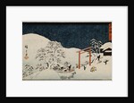 Snow by Hiroshige