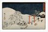Snow by Hiroshige