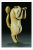 Ivory Netsuke of a Fox by Anonymous