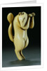 Ivory Netsuke of a Fox by Anonymous