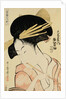 A Half-Length Portrait of the Courtesan Shirotama of the Tamaya by Kitagawa Utamaro