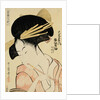 A Half-Length Portrait of the Courtesan Shirotama of the Tamaya by Kitagawa Utamaro
