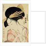 A Half-Length Portrait of the Courtesan Shirotama of the Tamaya by Kitagawa Utamaro