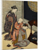 Night Rain on the Daisu by Harunobu
