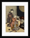 Night Rain on the Daisu by Harunobu