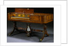 Classical Inlaid Mahogany and Brass, Inlaid Pianoforte by Gibson and Davis by Anonymous