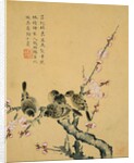 Plum Blossoms and Sparrows by Zhou Xianji