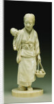 An Ivory Figure Group by Anonymous