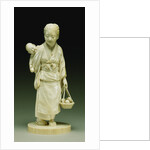 An Ivory Figure Group by Anonymous