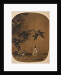 Scholar Strolling with a Crane by Anonymous