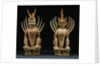 Pair of Red Pottery Figures of Earth Spirits from the Tang Dynasty by Anonymous