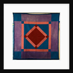 An Amish Pieced Wool Quilted Coverlet Lancaster County, Pennsylvania, Circa 1900 by Anonymous
