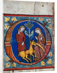 Capture of a Unicorn An Initial Upper Rhine, Diocese of Constance by Anonymous