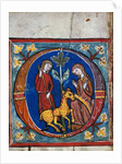 Capture of a Unicorn An Initial Upper Rhine, Diocese of Constance by Anonymous