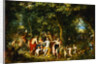 Allegory of Abundance. Four Seasons Paying Homage to Goddess by Jan Brueghel the Elder and Hendrick van Balen by Anonymous