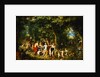 Allegory of Abundance. Four Seasons Paying Homage to Goddess by Jan Brueghel the Elder and Hendrick van Balen by Corbis