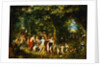 Allegory of Abundance. Four Seasons Paying Homage to Goddess by Jan Brueghel the Elder and Hendrick van Balen by Corbis