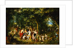 Allegory of Abundance. Four Seasons Paying Homage to Goddess by Jan Brueghel the Elder and Hendrick van Balen by Corbis