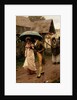 A Wet Sunday Morning by Edmund Blair Leighton