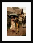 A Wet Sunday Morning by Edmund Blair Leighton