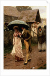 A Wet Sunday Morning by Edmund Blair Leighton