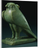 A Chlorite Falcon Amulet. Late Period, Dynasty XXVI-XXX (664-343 B.C.) by Anonymous