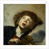 A Boy with a Violin by Frans Hals the Elder
