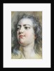 The Head of King Louis XV; A Study for Allegorical Full-Length Portrait of 1729 by Francois Le Moyne