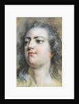 The Head of King Louis XV; A Study for Allegorical Full-Length Portrait of 1729 by Francois Le Moyne