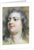 The Head of King Louis XV; A Study for Allegorical Full-Length Portrait of 1729 by Francois Le Moyne