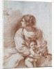The Madonna and Child with an Escaped Goldfinch by Guercino