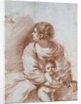 The Madonna and Child with an Escaped Goldfinch by Guercino