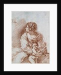 The Madonna and Child with an Escaped Goldfinch by Guercino