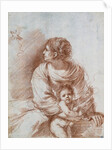 The Madonna and Child with an Escaped Goldfinch by Guercino
