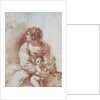 The Madonna and Child with an Escaped Goldfinch by Guercino