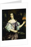 Portrait of a Lady Said to be the Duchess of Richmond, as Diana, Standing Three-Quarter Length by Jan Mytens