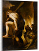 Hercules Dragging Cerberus from Hell Attributed to Domenico Pedrini by Anonymous