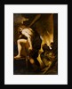 Hercules Dragging Cerberus from Hell Attributed to Domenico Pedrini by Anonymous