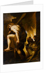 Hercules Dragging Cerberus from Hell Attributed to Domenico Pedrini by Anonymous