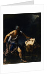 The Sacrifice of Isaac Attributed to Salvator Rosa by Anonymous