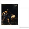 The Sacrifice of Isaac Attributed to Salvator Rosa by Anonymous