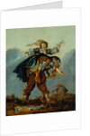 A Dutch Proverb: Het Syn Stercke Die Weelde Kunne Dragen (Only Strong Legs Can Carry Wealth) by Adriaen Pietersz van de Venne