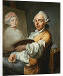 An Artist at His Easel by Circle of Fragonard